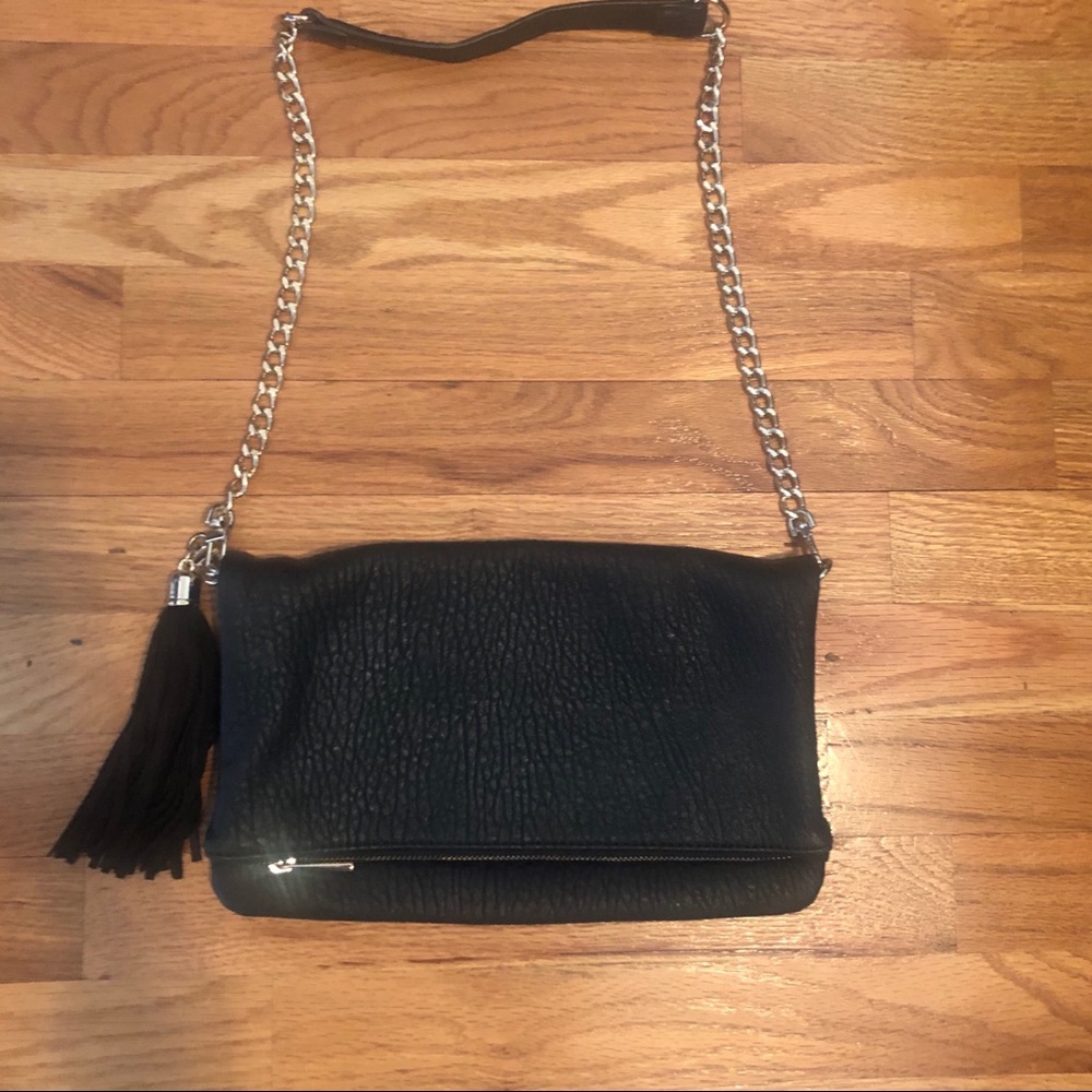 Faux leather purse